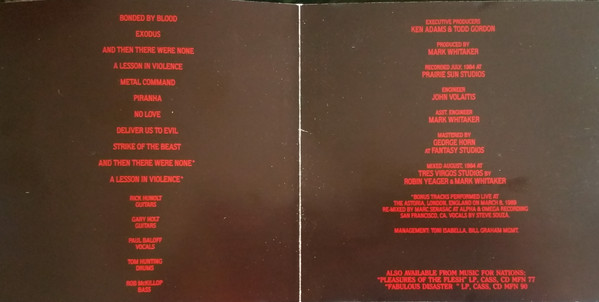 Exodus - Bonded By Blood | Armando Curcio Editore (HM-07) - 3 Exodus - Bonded By Blood | Armando Curcio Editore (HM-07) - 3