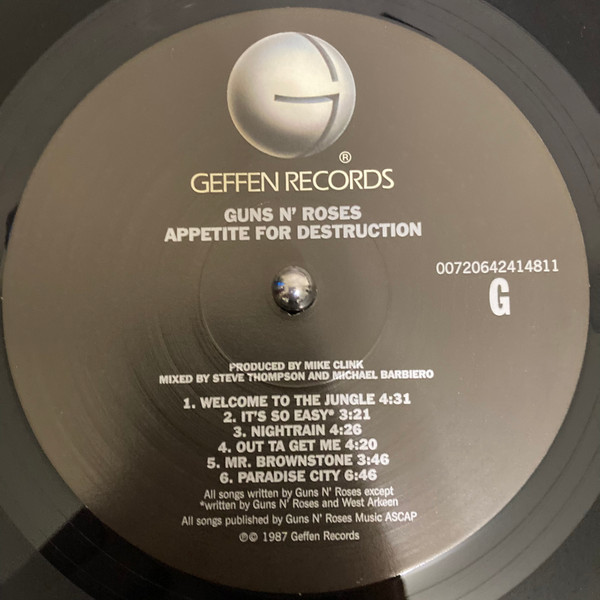 Guns N' Roses - Appetite For Destruction | Geffen Records (00720642414811) - 3 Guns N' Roses - Appetite For Destruction | Geffen Records (00720642414811) - 3