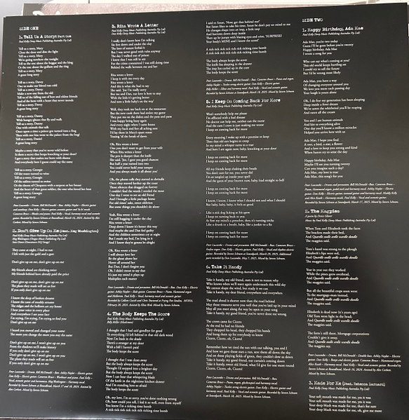 Paul Kelly - Seventy | Gawd Aggie (GAWD042LP1) - 4 Paul Kelly - Seventy | Gawd Aggie (GAWD042LP1) - 4