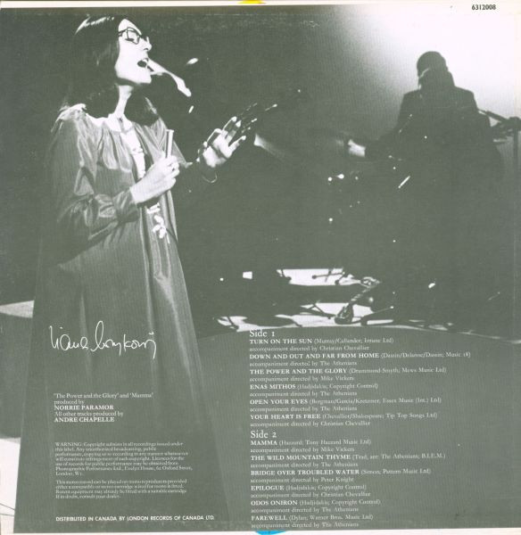 Nana Mouskouri - Turn On The Sun | Fontana (6312 008) - 2