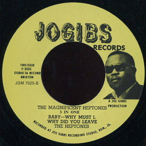 The Heptones - Hypocrite / Baby - Why Must I / Why Did You Leave | Jogibs Records (JGM 7025) - 2