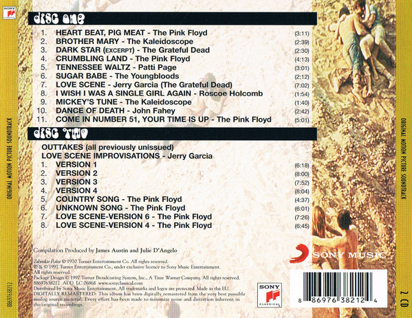 Various - Zabriskie Point (Original Motion Picture Soundtrack) | Sony Classical (88697638212) - 2 Various - Zabriskie Point (Original Motion Picture Soundtrack) | Sony Classical (88697638212) - 2