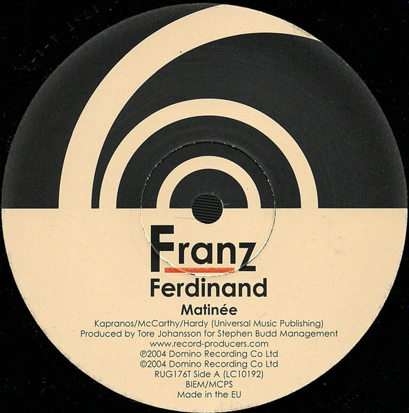 Franz Ferdinand - Matinée | Domino (RUG176T) - 3