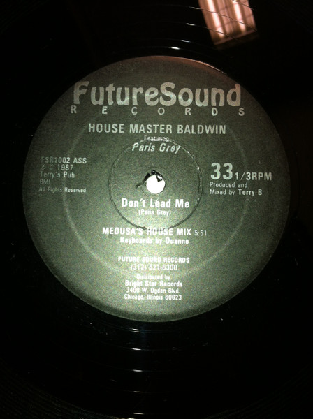 Terry Baldwin Featuring Paris Grey - Don't Lead Me | Future Sound R & R Records (FSR1002)