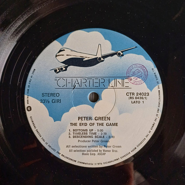 Peter Green - The End Of The Game | Charter Line (CTR 24023) - 3 Peter Green - The End Of The Game | Charter Line (CTR 24023) - 3