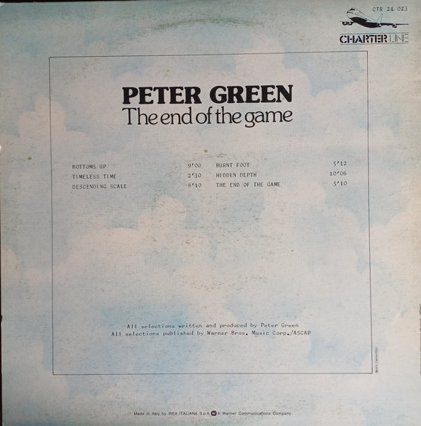 Peter Green - The End Of The Game | Charter Line (CTR 24023) - 2 Peter Green - The End Of The Game | Charter Line (CTR 24023) - 2
