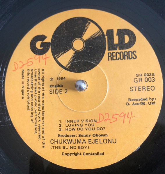 Chukwuma Ejelonu - Let's Make A Memory | Gold Records (GR 003) - 4 Chukwuma Ejelonu - Let's Make A Memory | Gold Records (GR 003) - 4