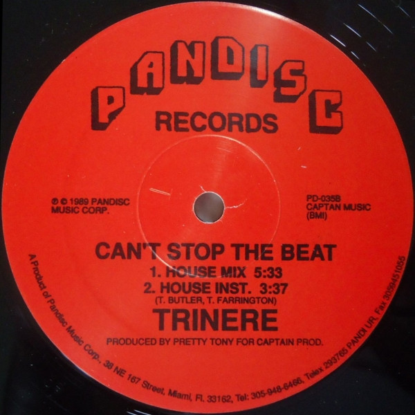 Trinere - Can't Stop The Beat | Pandisc (PD-035) - 3