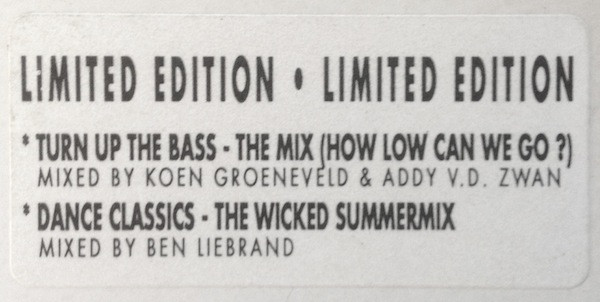 Various - Turn Up The Bass - The Mix (How Low Can We Go ?) / Dance Classics - The Wicked Summermix | Not on Label (08-25509-20-1) - 2