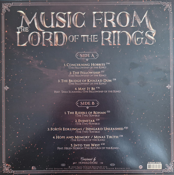 The City Of Prague Philharmonic , Crouch End Festival Chorus - Music From The Lord Of The Rings Trilogy | Silva Screen (3760300317532) - main