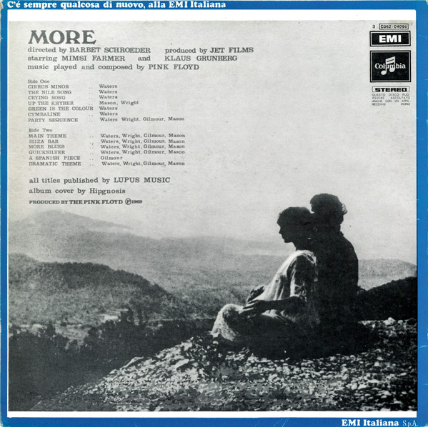 Pink Floyd - Soundtrack From The Film "More" | Columbia (3 C062 - 04096) - 2 Pink Floyd - Soundtrack From The Film "More" | Columbia (3 C062 - 04096) - 2