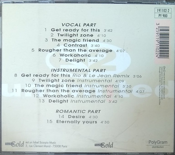 2 Unlimited - Get Ready! | Touch Of Gold (191 102-2) - 2