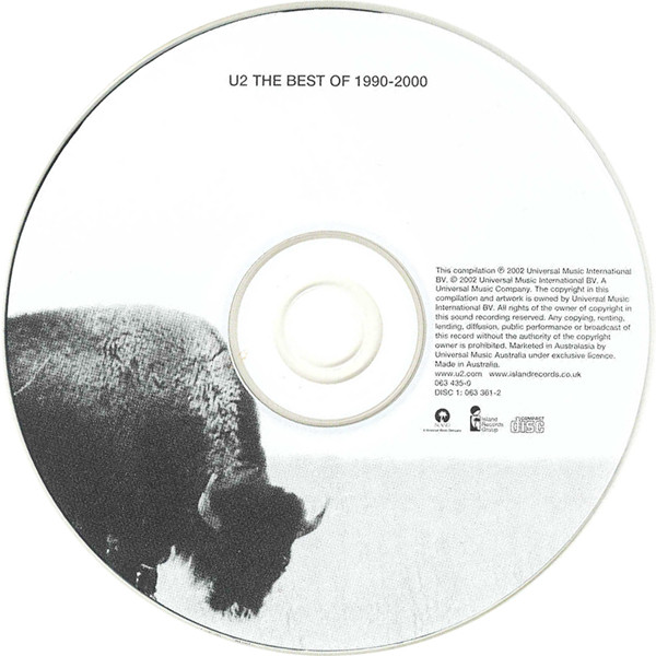 U2 - The Best Of 1990-2000 & B-Sides CD | Island Records (063 435-0) - 3 U2 - The Best Of 1990-2000 & B-Sides CD | Island Records (063 435-0) - 3