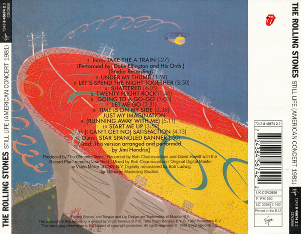 The Rolling Stones - Still Life (American Concert 1981) | Virgin (7243 8 45674 2 2) - 2