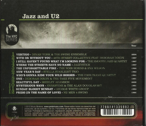 Various - Jazz And U2 | PMB Music (MBB 9981) - 2