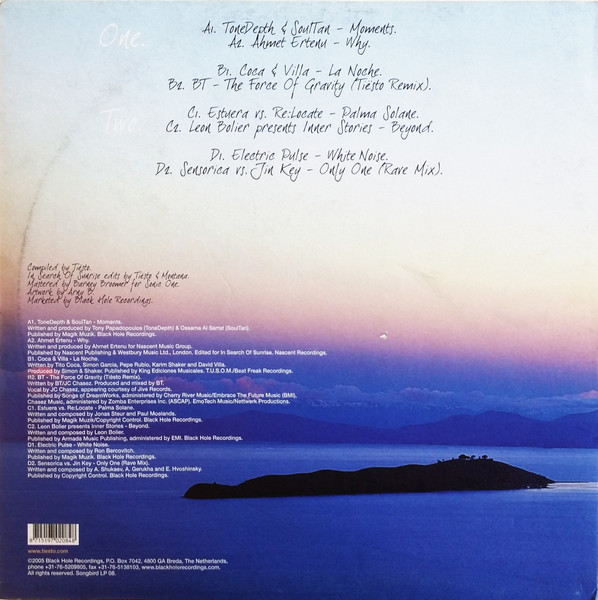 DJ Tiësto - In Search Of Sunrise 4 - Latin America | Songbird (Songbird LP 08) - 2