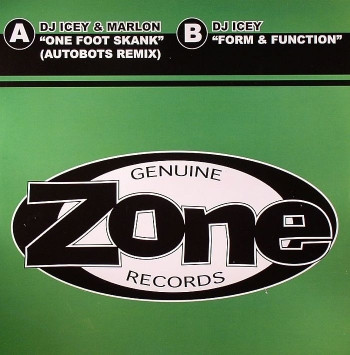 DJ Icey - One Foot Skank / Form & Function | Zone Records (Zone 073) - 3