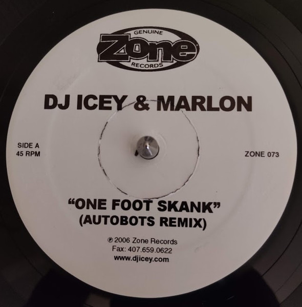 DJ Icey - One Foot Skank / Form & Function | Zone Records (Zone 073) - main