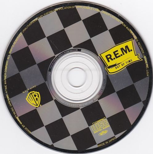 R.E.M. - Out Of Time [CD Japan Rei 1992 - Mint /Mint ] | Warner Bros. Records (WPCP-4195) - 4