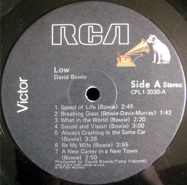 David Bowie - Low | RCA Victor (CPL1-2030) - 3