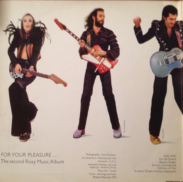 Roxy Music - For Your Pleasure | Island Records (ILPS 19232) - 3