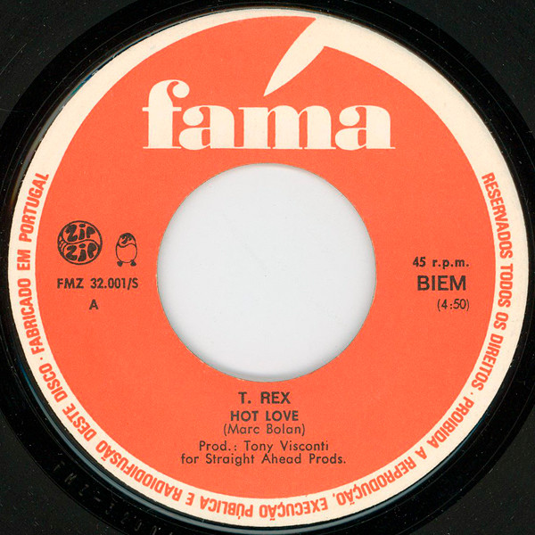 T. Rex - Hot Love | Fama (FMZ 32001/S) - 3