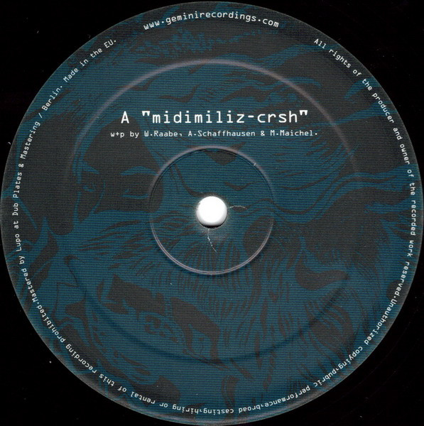 Midi Miliz / Extrawelt - Crsh EP | Gemini Recordings (GEM 001) - 3