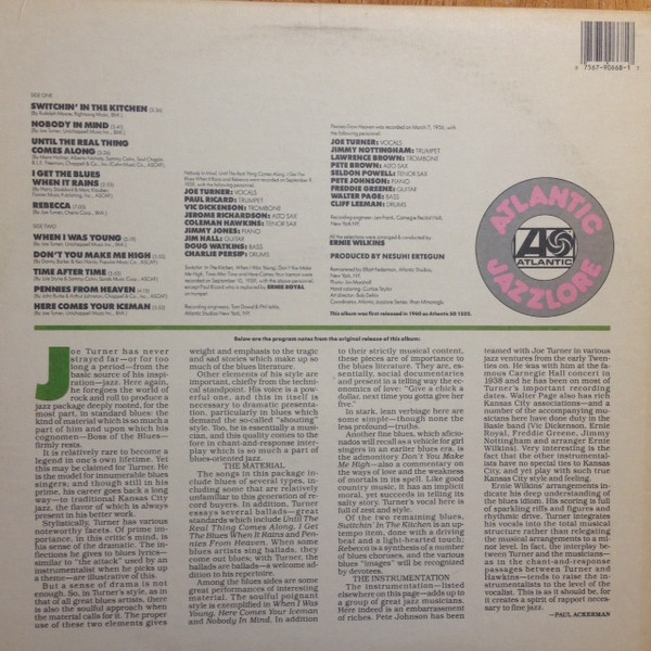 Big Joe Turner - Big Joe Rides Again | Atlantic (90668-1) - 2 Big Joe Turner - Big Joe Rides Again | Atlantic (90668-1) - 2