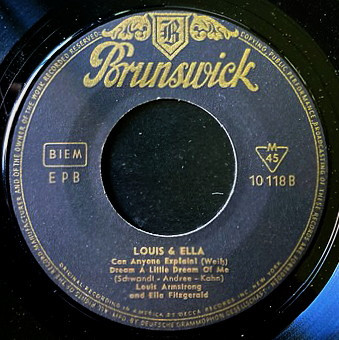 Louis Armstrong & Ella Fitzgerald - Louis & Ella | Brunswick (10118 EPB) - 3 Louis Armstrong & Ella Fitzgerald - Louis & Ella | Brunswick (10118 EPB) - 3