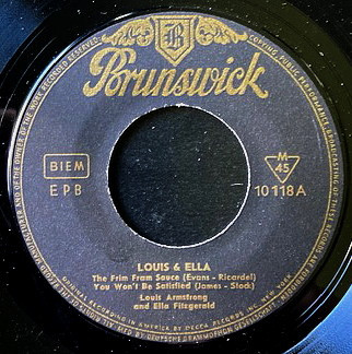 Louis Armstrong & Ella Fitzgerald - Louis & Ella | Brunswick (10118 EPB) - 4 Louis Armstrong & Ella Fitzgerald - Louis & Ella | Brunswick (10118 EPB) - 4
