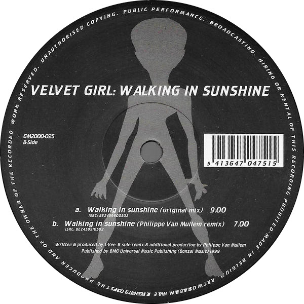 Velvet Girl - Walking In Sunshine | Green Martian (GM-2000-025) - 4 Velvet Girl - Walking In Sunshine | Green Martian (GM-2000-025) - 4