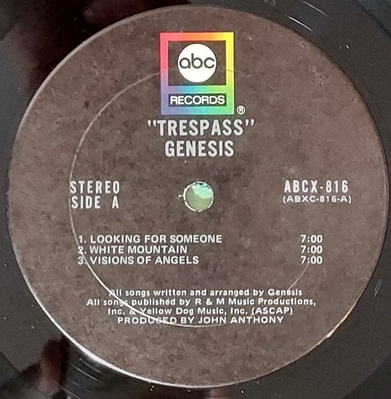 Genesis - Trespass | ABC Records (ABCX-816) - 4 Genesis - Trespass | ABC Records (ABCX-816) - 4