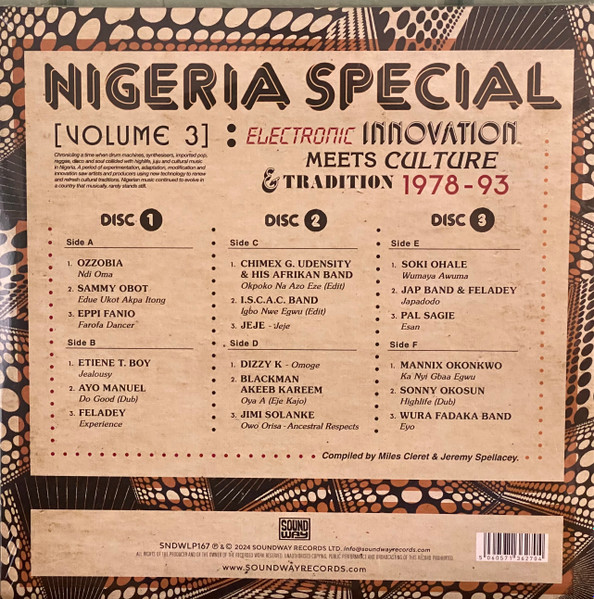 Various - Nigeria Special Volume 3: Electronic Innovation Meets Culture And Tradition 1978​-​93 | Soundway (SNDWLP167) - 2