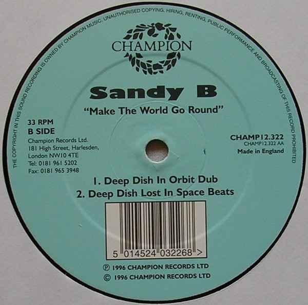 Sandy B - Make The World Go Round | Champion (CHAMP12.322) - 4