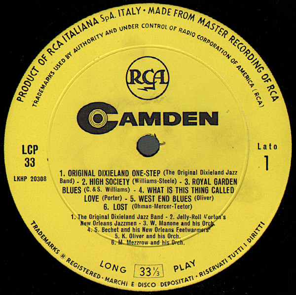 Various - Dixieland And New Orleans Jazz | RCA Camden (LCP 33) - 3