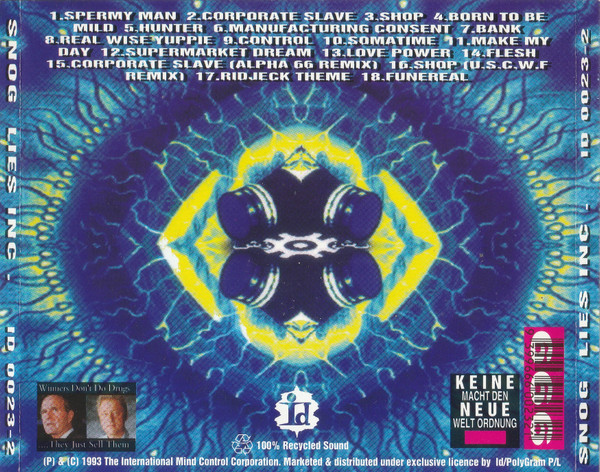Snog - Lies Inc. CD | Id (ID 0023-2) - 2 Snog - Lies Inc. CD | Id (ID 0023-2) - 2