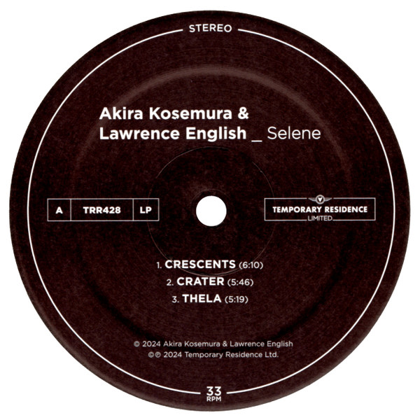 Akira Kosemura & Lawrence English - Selene | Temporary Residence Limited (TRR_428) - 4