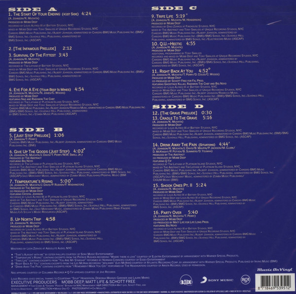 Mobb Deep - The Infamous | Music On Vinyl (MOVLP1463) - 2 Mobb Deep - The Infamous | Music On Vinyl (MOVLP1463) - 2