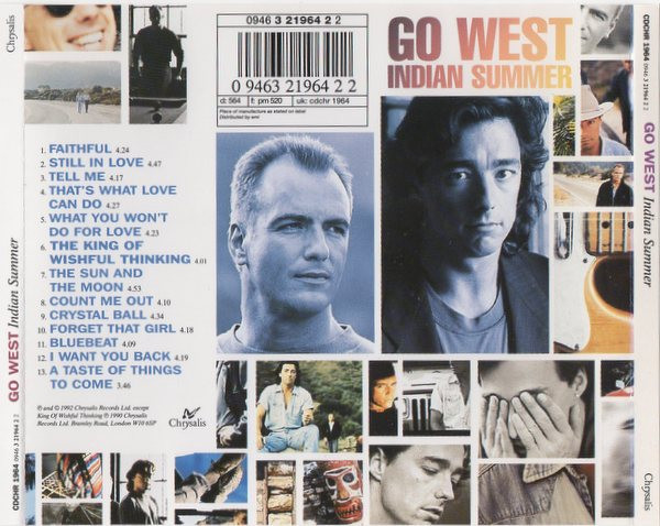 Go West - Indian Summer | Chrysalis (CDCHR 1964) - 2