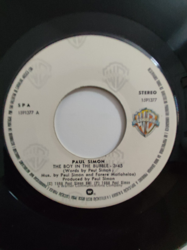 Paul Simon - The Boy In The Bubble | Warner Bros. Records (1591377) - 2