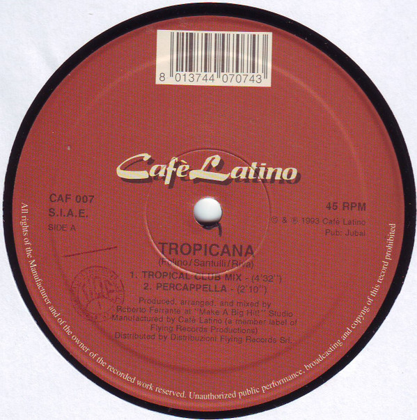 Cafe Latino - Tropicana | Café Latino (CAF 007) - 3