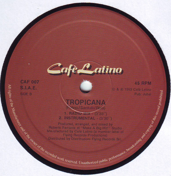 Cafe Latino - Tropicana | Café Latino (CAF 007) - 4