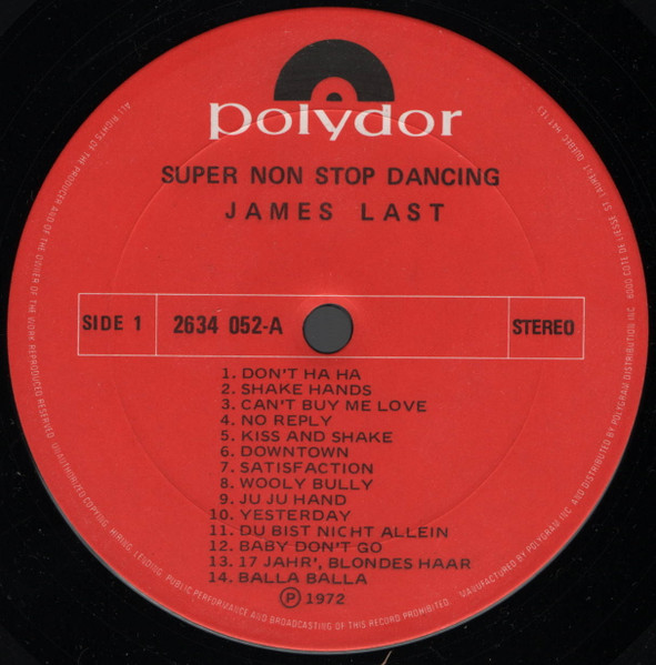 James Last - Super Non Stop Dancing (2LP) [Vinyl] | Polydor (2634 052) - 3