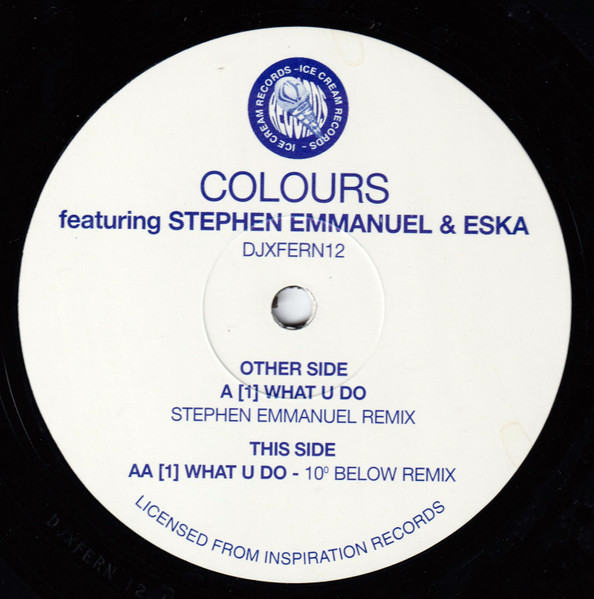 Colours featuring Stephen Emmanuel & Eska Mtungwazi - What U Do | Inferno (DJX FERN 012) - main