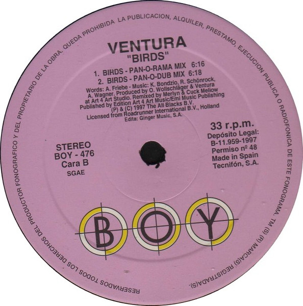Ventura - Birds | Boy Records (BOY-476) - 3