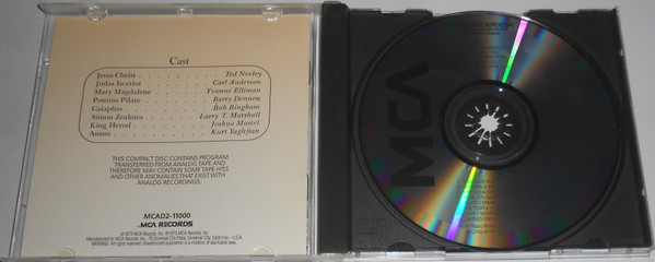 Various - Jesus Christ Superstar (The Original Motion Picture Sound Track Album) (2CD) [CD] | MCA Records (MCAD2-11000) - 3