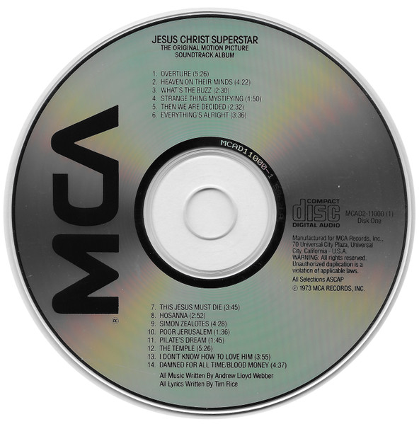 Various - Jesus Christ Superstar (The Original Motion Picture Sound Track Album) (2CD) [CD] | MCA Records (MCAD2-11000) - 4