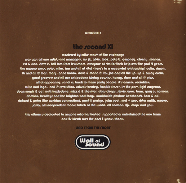 Various - The Second XI | Wall Of Sound (WALL CD 014) - 3 Various - The Second XI | Wall Of Sound (WALL CD 014) - 3