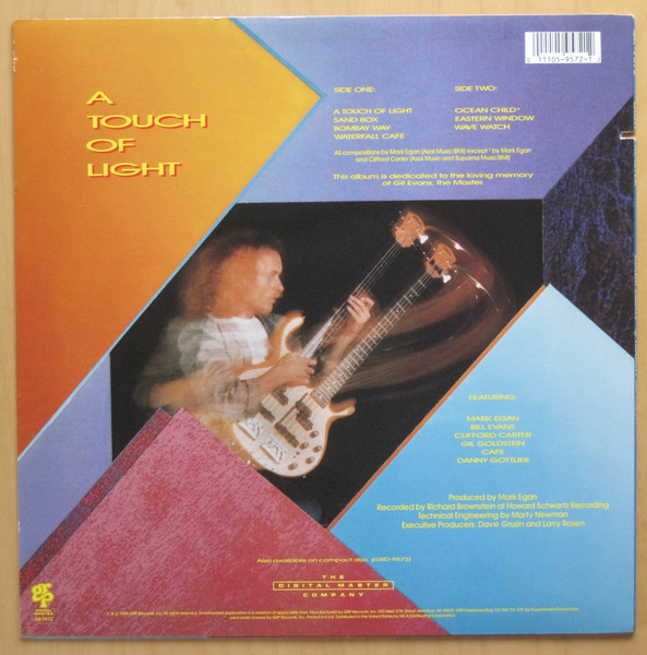Mark Egan - A Touch Of Light | GRP (GR-9572) - 2