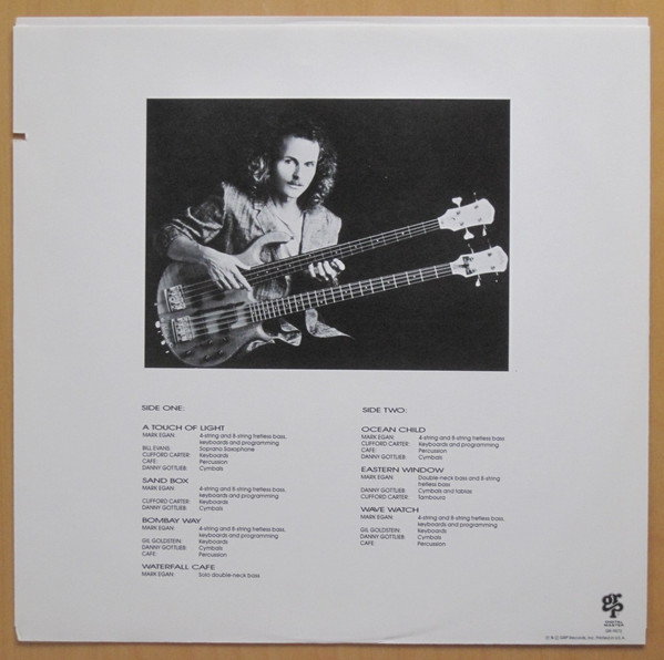 Mark Egan - A Touch Of Light | GRP (GR-9572) - 3